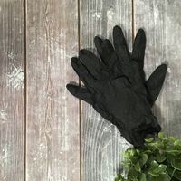 Перчатки НИТРИЛОВЫЕ черные смотровые н/о р-р L 50 пар в уп.