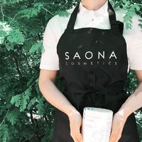 Фартук для мастера Saona Cosmetics - черный